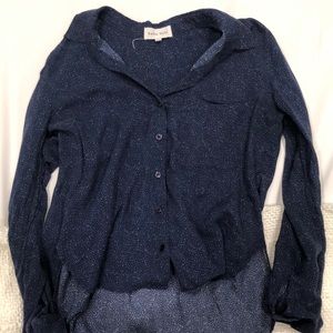 Bella Dahl high low button up blouse